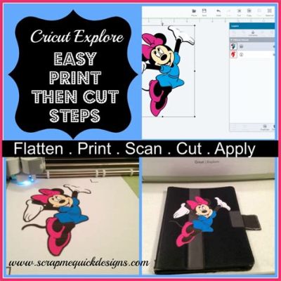 how to use print then cut on cricut